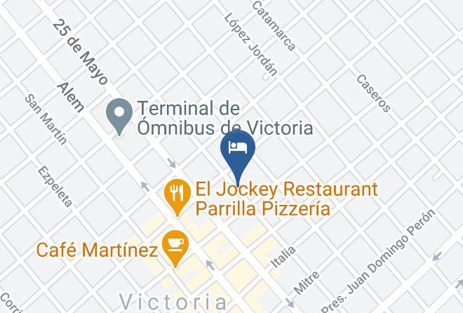 Victoria - Hotel America Maps