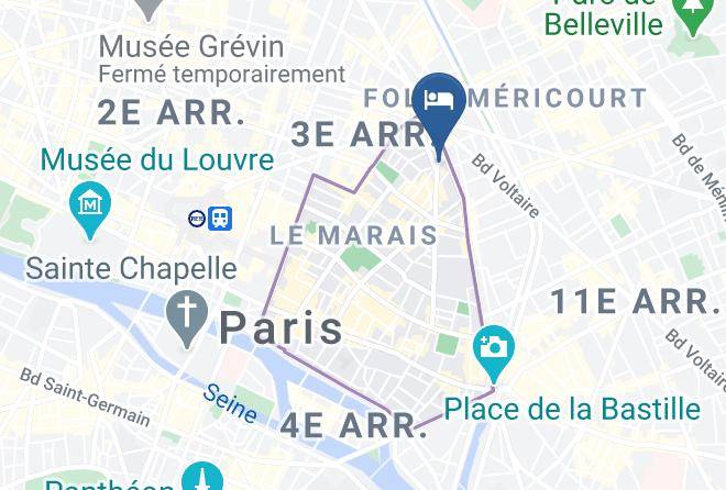 Paris - Hotel Americain Maps