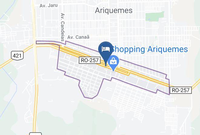 Ariquemes - Hotel American Maps