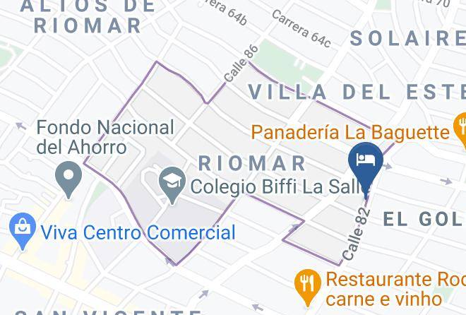 Barranquilla - Hotel American Golf Maps
