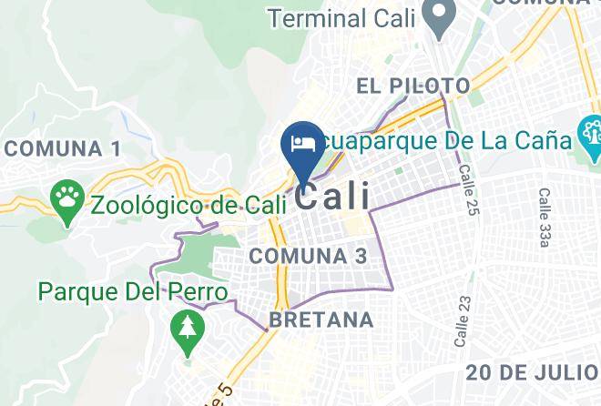 Cali - Hotel Americana Maps