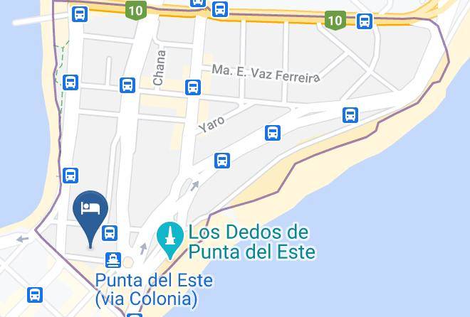 Punta Del Este - Hotel Americana Maps