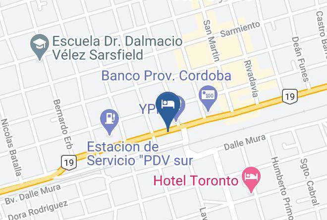 San Justo Department - Hotel Americano Maps