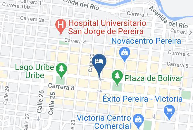 Pereira - Hotel Americano Center Maps
