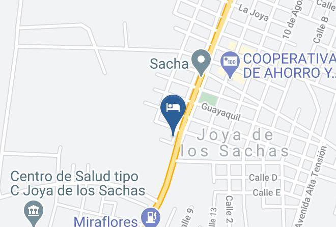 La Joya De Los Sachas - Hotel Americano Maps