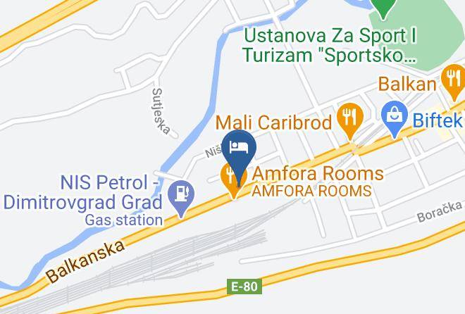 Pirot District - Hotel Amfora Maps