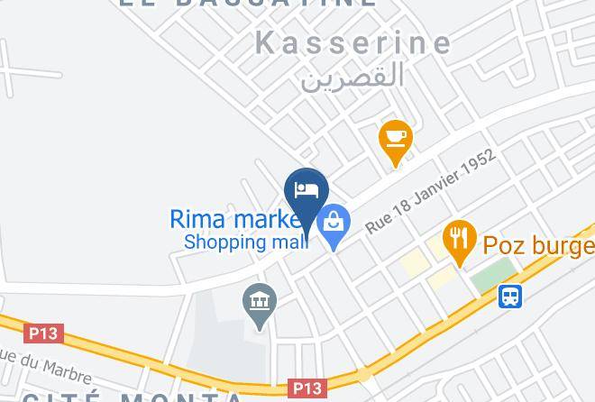 Tunisia - Hotel Amidra Maps