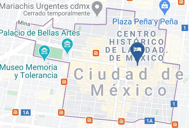 Cuauhtemoc - Hotel Amigo Zocalo Maps