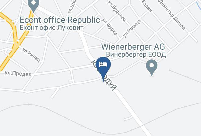 Lukovit - Hotel Amigos Maps