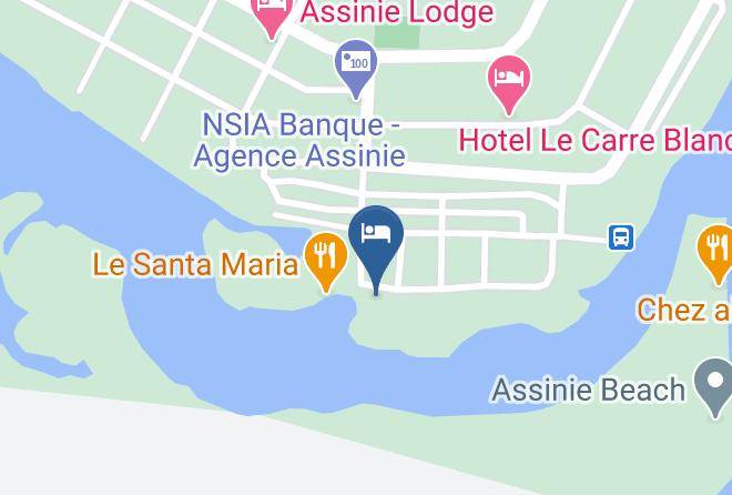Adiake - Hotel Amika Palace Maps