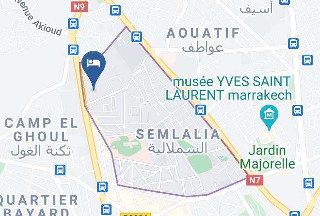 Marrakesh - Hotel Amine Maps