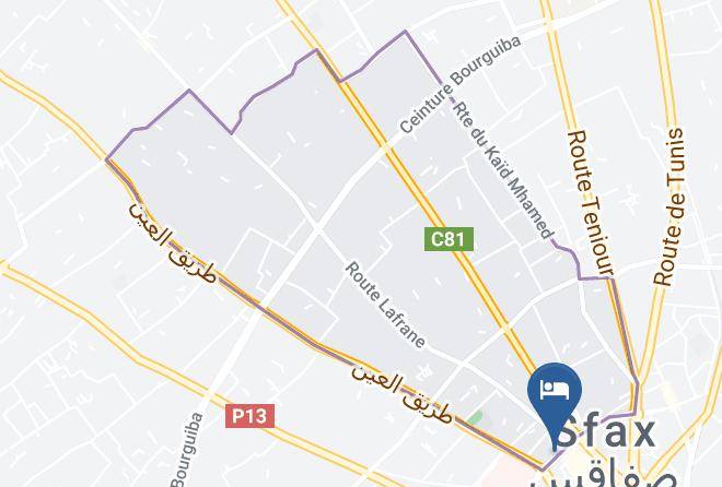 Tunisia - Hotel Amine Maps