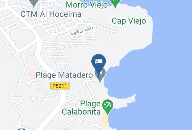 Al Hoceima - Hotel Amir Plage Maps