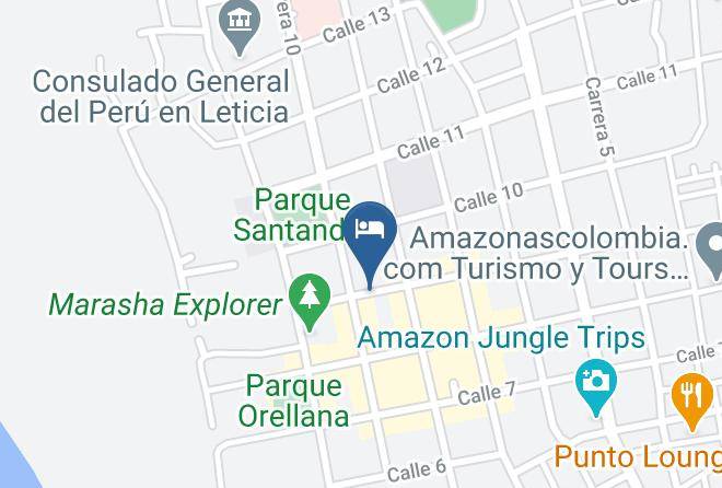 Leticia - Hotel Amira Maps