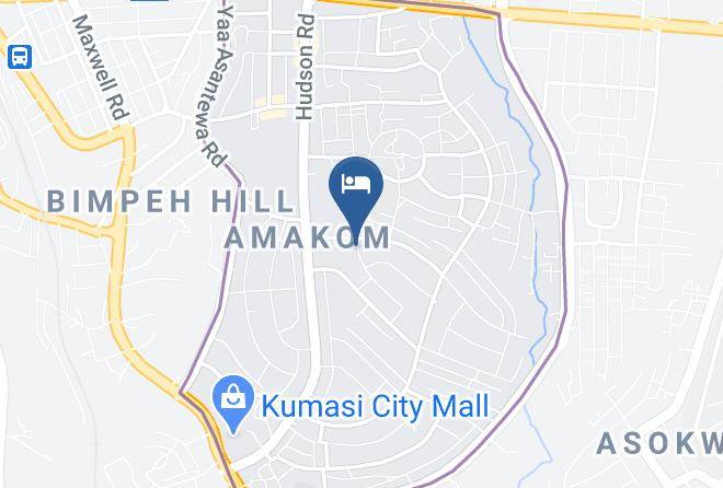 Kumasi - Hotel Amissah Maps