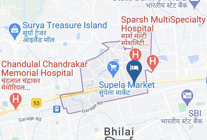 Bhilai - Hotel Amit Park International Maps