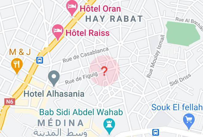 Oujda - Hotel Amlal Maps