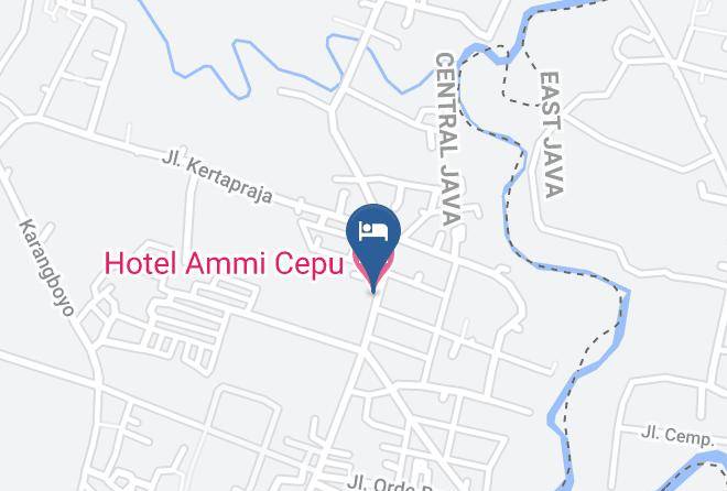 Blora Regency - Hotel Ammi Cepu Maps