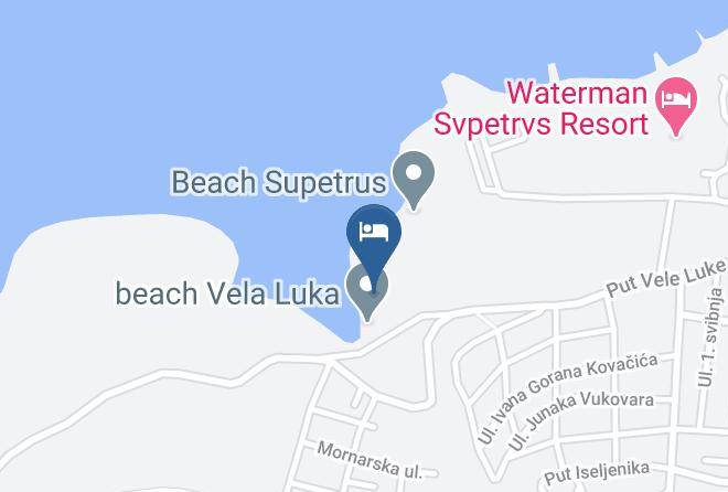 Supetar - Bluesun Hotel Amor Maps