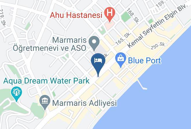 Marmaris - Amore Otel Marmaris Maps