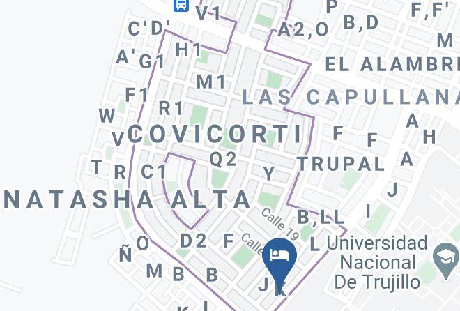 Hotel Amoretto Trujillo Peru Map