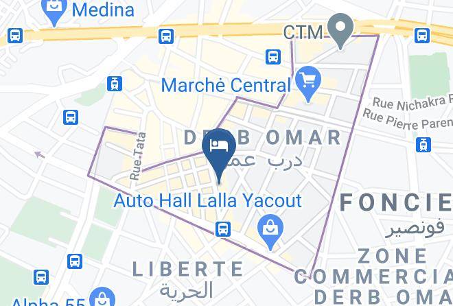 Casablanca - Hotel Amouday Maps