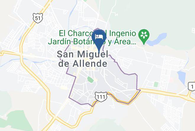 San Miguel De Allende - Hotel Amparo Maps