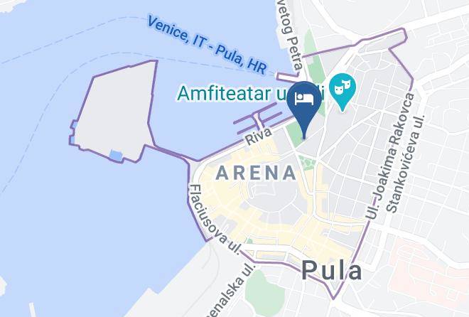 Hotel Amfiteatar Map