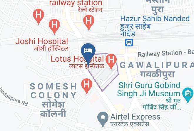 Nanded - Hotel Amrut Lodging Executive Maps