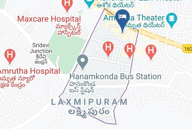 Hanamkonda - Hotel Amrutha Manor Maps