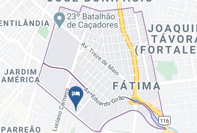 Fortaleza - Hotel Amuarama Maps