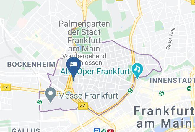 Hotel An Der Messe Frankfurt Am Main Map
