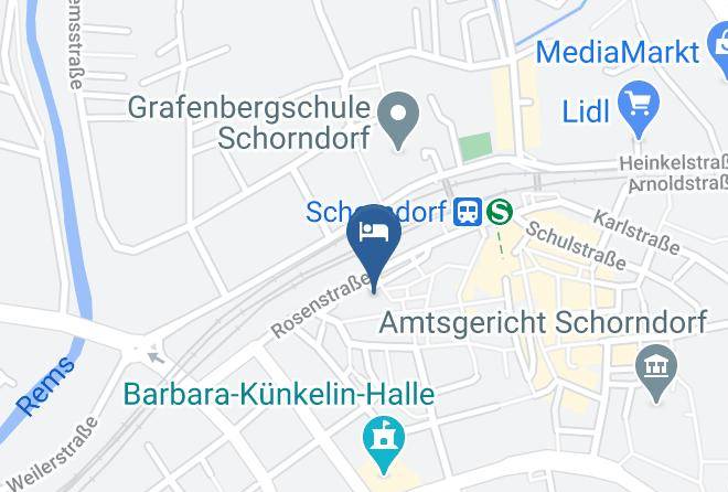 Rems Murr Kreis - Hotel An Der Stadtmauer Maps