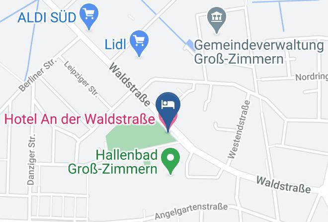 Darmstadt Dieburg - Hotel An Der Waldstrase Maps
