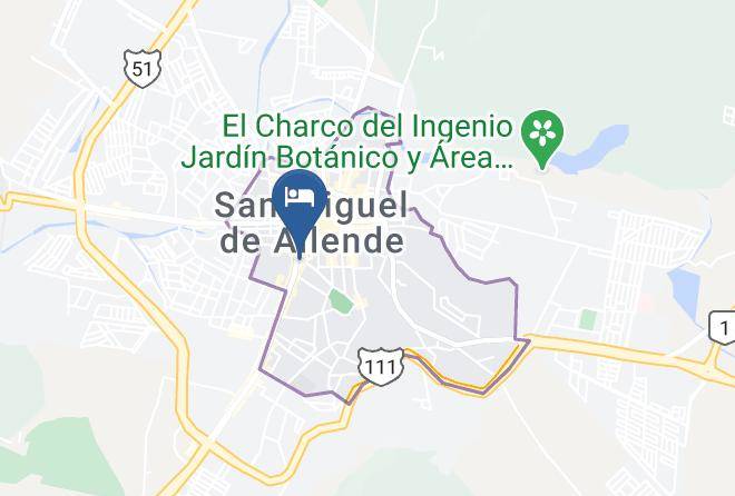 San Miguel De Allende - Hotel Ana Catalina And Suites Maps