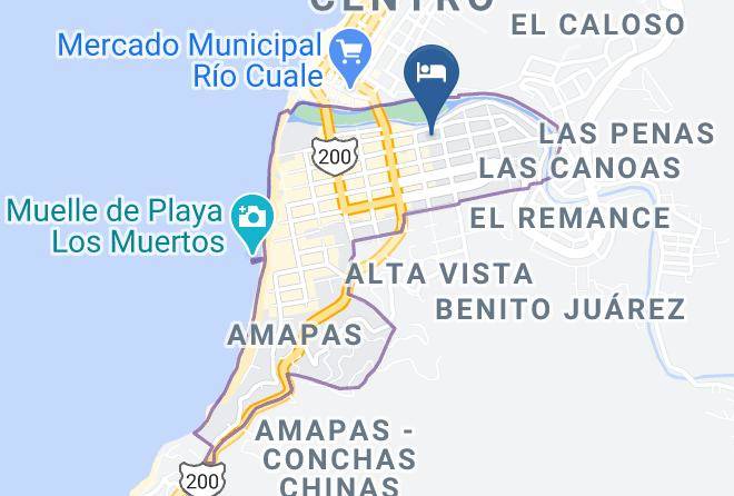 Puerto Vallarta - Hotel Ana Liz Maps