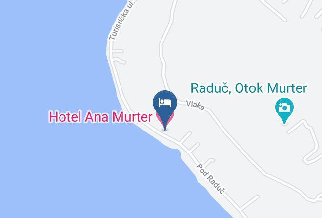 Murter - Hotel Ana Murter Maps