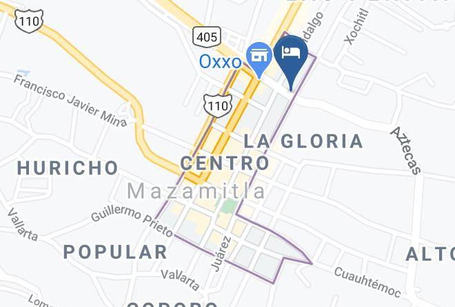 Mazamitla - Hotel Ana Victoria Maps