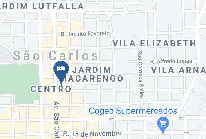 Sao Carlos - Hotel Anaca Sao Carlos Maps