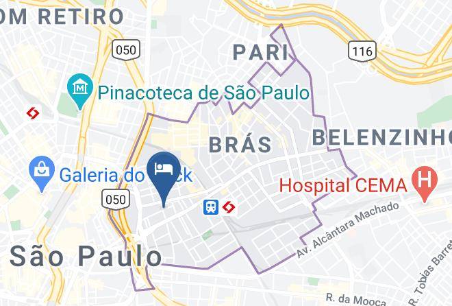 Sao Paulo Bras - Hotel Anacleto Maps