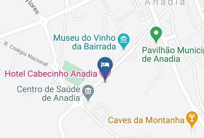 Anadia - Hotel Cabecinho Anadia Maps
