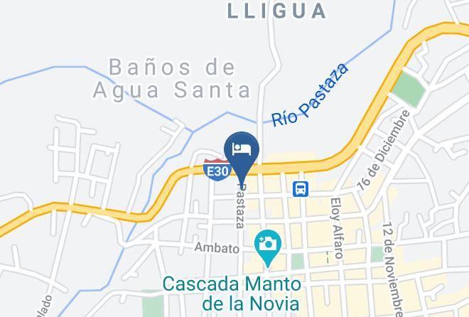 Banos De Agua Santa - Hotel Anais Maps