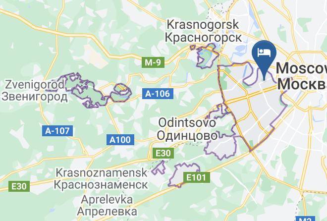 Moscow - Hotel Ananas Maps