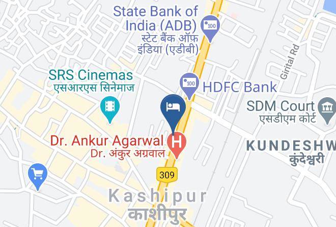 Kashipur - Hotel Anand Castle Maps
