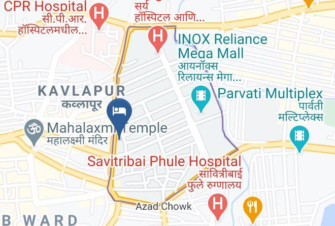 Kolhapur - Hotel Anand Maps