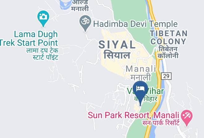 Manali - Hotel Anand & Restaurant Maps