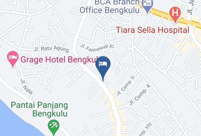 Kota Bengkulu - Hotel Ananda Bengkulu Maps
