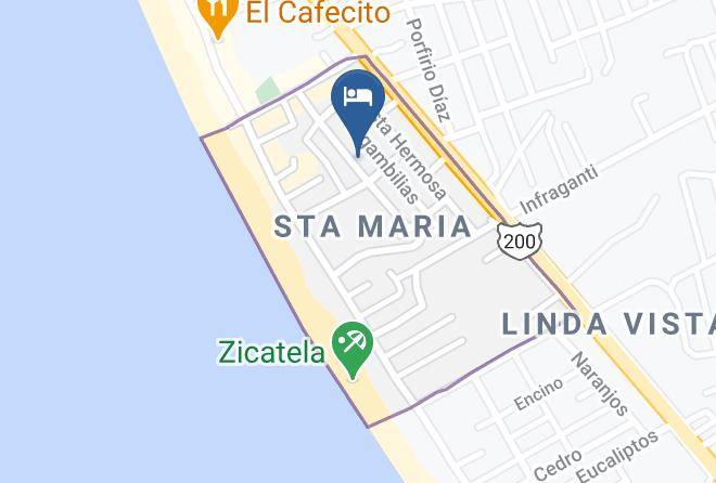 Santa Mariaotepec - Hotel Ananda Maps