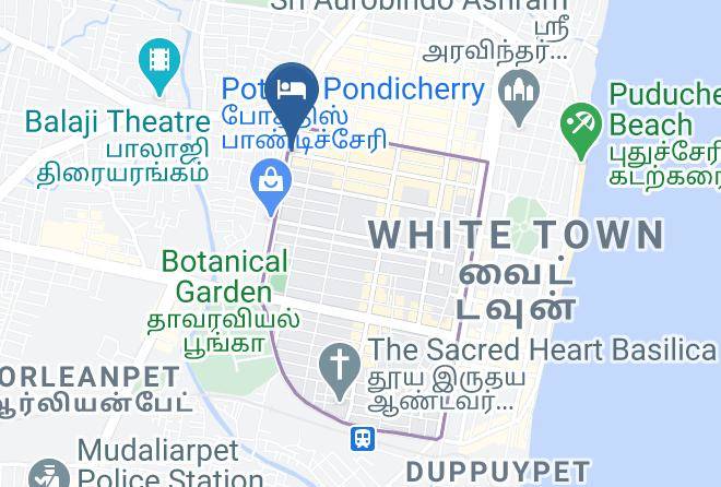 White Town - Hotel Anandham Residency Maps