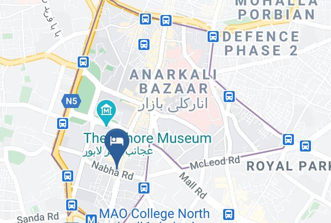 Islamabad - Hotel Anarkali Inn Maps